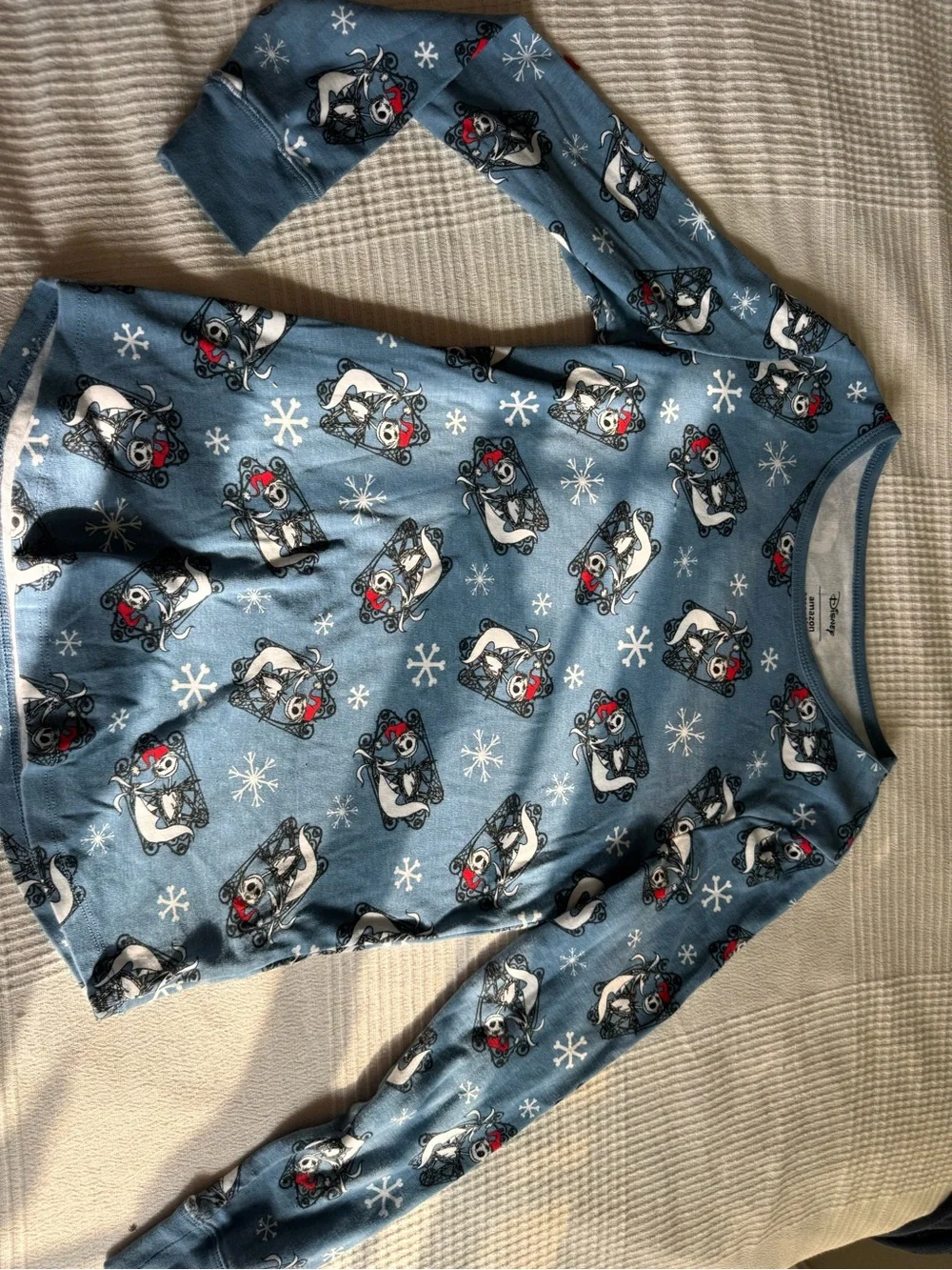 Disney Blue Penguin and Snowflake Kids Pajama Set